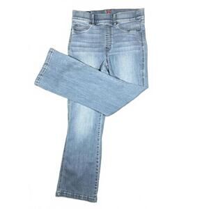 Spanx Light Blue Women's Straight Leg Jeans - Size Large Tall 31x29